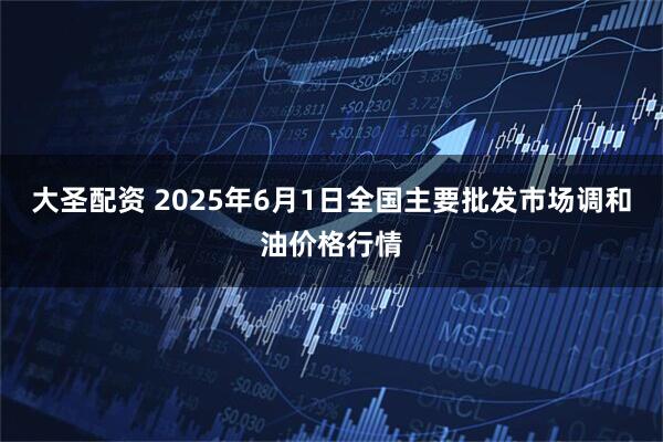 大圣配资 2025年6月1日全国主要批发市场调和油价格行情