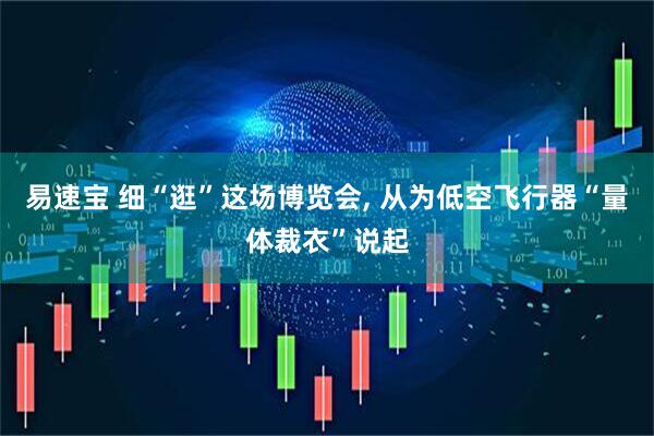 易速宝 细“逛”这场博览会, 从为低空飞行器“量体裁衣”说起